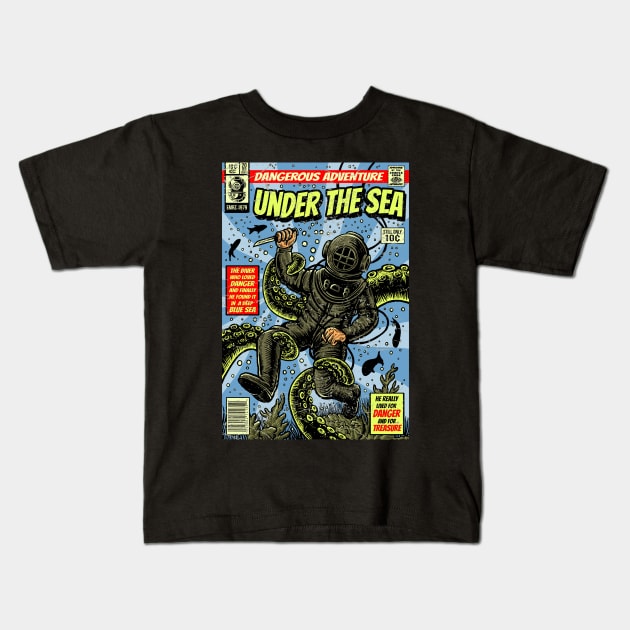The Sea Kids T-Shirt by Dark Planet Tees